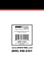 Preview for 10 page of OHIOSTEEL 3040P Manual