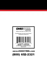 Preview for 11 page of OHIOSTEEL 3460HATV Manual