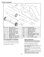 Preview for 3 page of OHIOSTEEL 50SWP26 Rulles & Operating Instructions