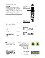 Предварительный просмотр 4 страницы Ohlins KA 037 Mounting Instructions