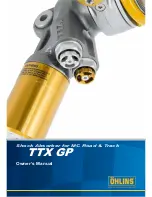 Предварительный просмотр 1 страницы Ohlins TTX GP Owner'S Manual