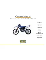 Ohlins WR 450 F - 2-TRAC 2005 Owner'S Manual preview