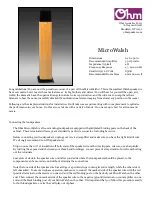 Ohm Acoustics MicroWalsh Manual предпросмотр