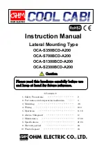 Preview for 25 page of OHM ELECTRIC Cool Cabi OCA-S350BCD-A200 Instruction Manual