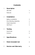 Preview for 2 page of Ohm Metrics GTS900K Instruction Manual