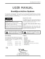 Preview for 3 page of OHM BootiQue Active System User Manual