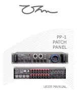 OHM PATCH PANEL PP-1 User Manual preview