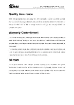 Preview for 2 page of OHM TCS-C FK Series Operating Manual