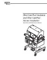 Ohmeda Ohio Care Plus Operation And Maintenance Manual preview