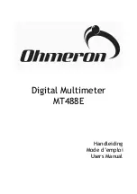 Ohmeron MT488E User Manual preview