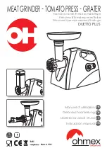 Preview for 1 page of ohmex DUETTO PLUS Instruction Manual