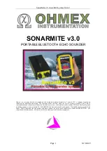 ohmex SONARMITE v3.0 Manual preview