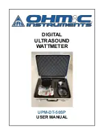 Предварительный просмотр 1 страницы Ohmic UPM-DT-50SP User Manual