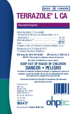 OHP TERRAZOLE L CA Manual предпросмотр