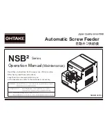 OHTAKE NSB2 Series Operation Manual preview