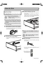 Preview for 7 page of Ohyama BW-C1 User Manual