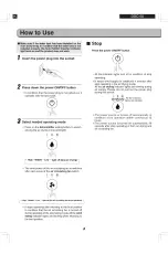 Preview for 8 page of Ohyama woozoo DDC-50 User Manual