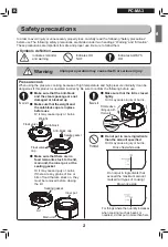 Preview for 3 page of Ohyama Woozoo PC-MA3 User Manual