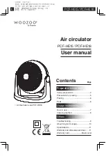 Предварительный просмотр 1 страницы Ohyama Woozoo PCF-HE15 User Manual