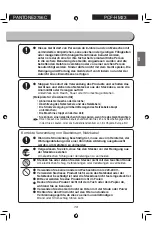 Предварительный просмотр 13 страницы Ohyama woozoo PCF-HM23 User Manual