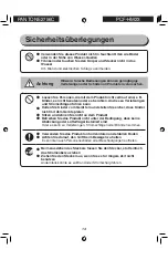 Предварительный просмотр 14 страницы Ohyama woozoo PCF-HM23 User Manual