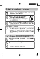 Предварительный просмотр 4 страницы Ohyama WooZoo PCF-SM12 User Manual