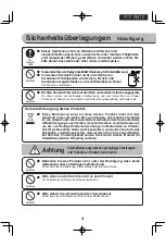 Предварительный просмотр 16 страницы Ohyama WooZoo PCF-SM12 User Manual