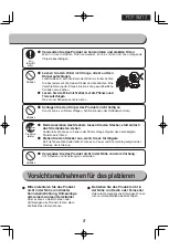 Предварительный просмотр 17 страницы Ohyama WooZoo PCF-SM12 User Manual