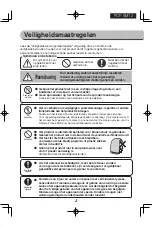 Предварительный просмотр 38 страницы Ohyama WooZoo PCF-SM12 User Manual