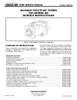 OilGear A2 Series Service Instructions Manual preview