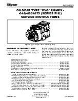 OilGear F1U Series Service Instructions Manual предпросмотр