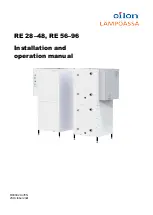 Preview for 1 page of Oilon Lampoassa RE 28-48 Installation And Operation Manual