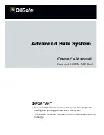 OilSafe Advanced Bulk System Owner'S Manual preview