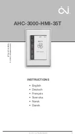 OJ Electronics AHC-3000-HMI-35T Instructions Manual preview