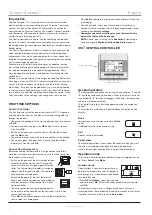 Preview for 2 page of OJ Electronics comfort system4 User Manual