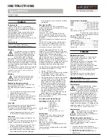 Preview for 1 page of OJ Electronics CPST10 Instructions