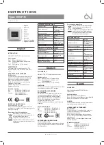 Предварительный просмотр 1 страницы OJ Electronics ETOP-R Instructions