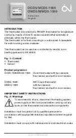 Предварительный просмотр 7 страницы OJ Electronics OCD5/MCD5-1999 Instructions Manual