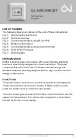 Preview for 3 page of OJ OJ-AIR2-HMI-20T Instructions Manual