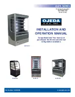 Ojeda ALPA Series Installation And Operation Manual предпросмотр