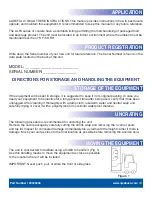 Preview for 3 page of Ojeda ALPA Series Installation And Operation Manual