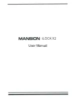 Oji Mansion iLock X2 User Manual preview