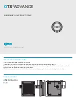 Ojmar OTS ADVANCE E-30 Assembly Instructions preview