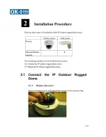 Preview for 14 page of OK-I IP outdoor rugged dome series Hardware User Manual