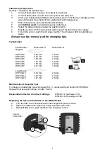 Предварительный просмотр 6 страницы OK International MFR-1300 SERIES User Manual