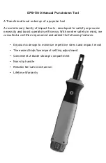 Preview for 8 page of OK. Jonard Tools EPB Series User Manual