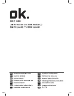 Preview for 1 page of OK. OCP 300 User Manual