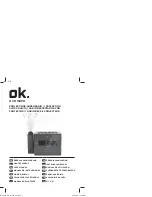 Preview for 1 page of OK. OCR 150PR User Manual