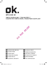 Preview for 1 page of OK. OFH 203-W User Manual