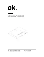 Preview for 1 page of OK. OHO310 User Manual